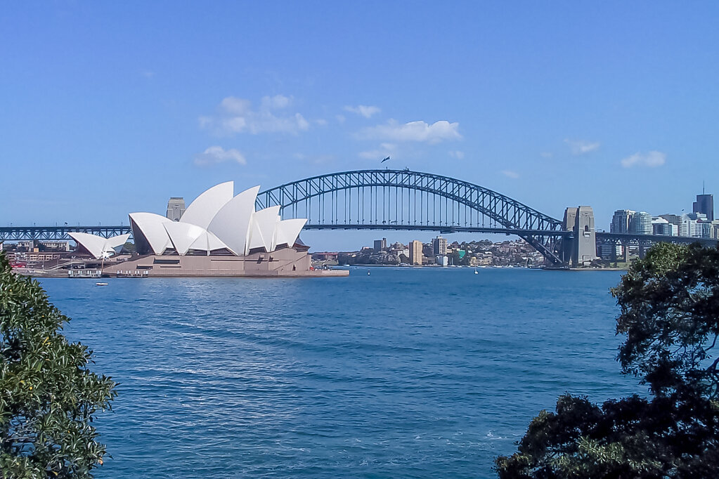 Opera House und Sydney Harbour Bridge (Australien)